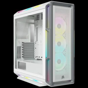 CASE GAMING  CORSAIR iCUE 5000T ATX RGB TEMPERED  GLASS MID TOWER SMART WHITE CC-9011231-WW