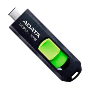 MEMORIA USB 32GB 3.2 ADATA UC300 TYPE-C ACHO-UC300-32G-RBK-GN