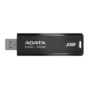 HD EXTERNO 500GB 3.2 SOLIDO ADATA BLACK-RED  SC610-500GB-CBK-RD