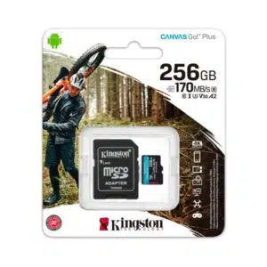 Memoria Micro Sd 256Gb Kingston Canvas Go Plus 170R Sdcg3-256Gb