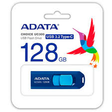 MEMORIA USB 128GB 3.2 ADATA UC300 TYPE-C ACHO-UC300-128G-RNB-BU BLUE