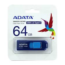 MEMORIA USB 64GB 3.2 ADATA UC300 TYPE-C ACHO-UC300-64G-RNB-BU BLUE
