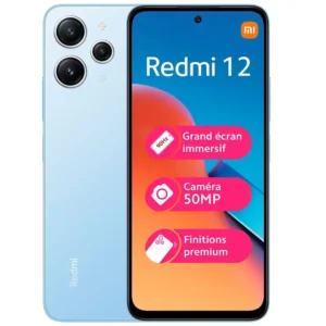 Teléfono celular Redmi 12 Sky Blue 4GB RAM 128GB ROM 48009