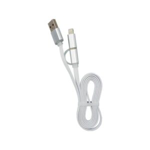 CABLE AGOM 2 IN 1 IPHONE LIGHTING MICRO USB ARG-CB-0058