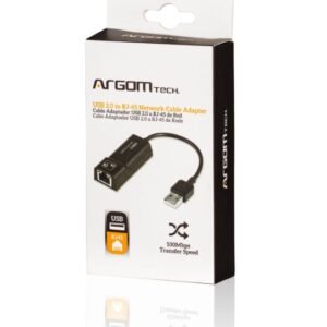 Cable Argom Adaptador Usb 2.0 A Rj45 6- 15Cm Arg-Cb-0045