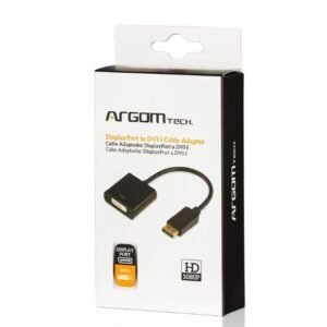 Cable Adaptador Argom Display Port A Dvi 6--15Cm Arg-Cb-1322