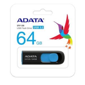 MEMORIA USB 64GB ADATA WHITE+BLUE AC008-64G-RWE
