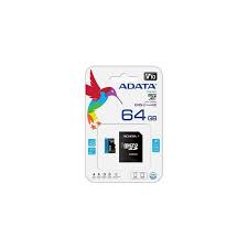 MEMORIA MICRO SD 64GB CLASE 10 ADATA AUSDX64GUICL10A1-RA1