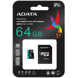 TARJETA DE MEMORIA MICRO SD 64GB CLASE 10 ADATA