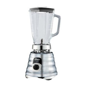 Licuadora Oster 3 Velocidades 700W Vaso Vidrio Boroclass 1.25L Acople All-Metal Drive.