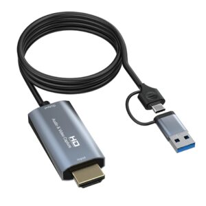 Adaptador hdmi macho a Tipo C + USB modelo Z36B