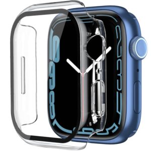 Protector de pantalla con Bumper para Apple Watch serie 3,4,5,6,7,8,9- Apple watch S9-Ultra 49mm
