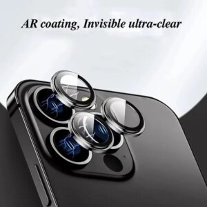 Protector de lente de cámara para iPhone, anillo metálico protector, temperado de cámara para iPhone 11,12, 13, 14, iPhone 15, iPhone 15 pro max