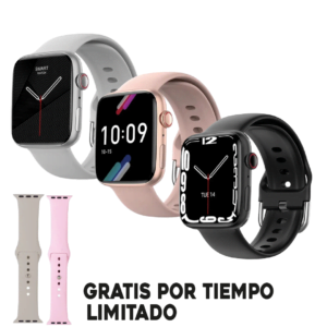 Smartwatch Z8, cromado, ZORDAI 45 mm unidad + 1 correa gratis+ envío gratis