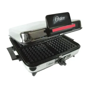 Sandwichera Oster: Placas Reversibles Para Waffles, Sandwiches Y Alimentos. Control De Temperatura Variable, Superficie Antiadherente
