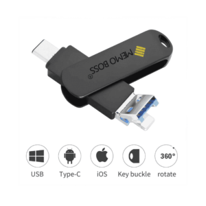 Memoria USB portátil Usb 3 en 1 para iPhone/Android/Windows- Pendrive