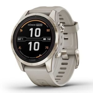 Reloj Inteligente Garminfenix 7S Pro Safiro Solar Dorado