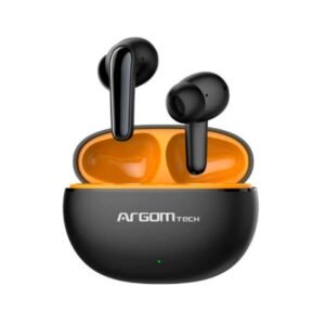 Audifono Argom True Wireless Earbuds Skeipod E20Enc Ipx5 Black Arg-Hs-5020Bk