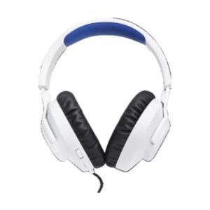 Headset Alambrico Gaming Jbl Quantum 100 Para Playstation Con Microfono Blanco Y Azul Jblq100Pwhtbluam