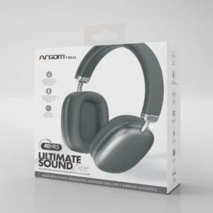 HEADSET ARGOM ULTIMATE SOUND BT LIVE CON MICROFONO NEGRO ARG-HS-2553BK