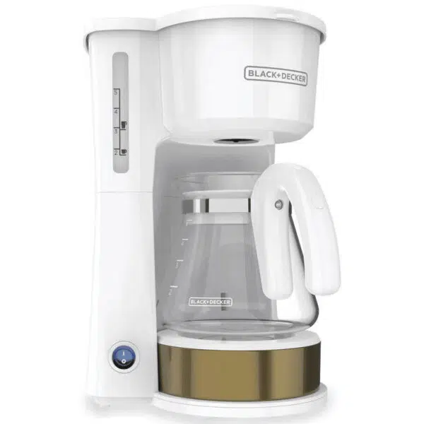 Black + Decker Cafetera 4 En 1 Blanco Con Dorado F-Cm0755G - Image 2