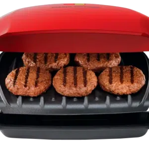 George foreman parrilla tipo grill 5 porciones roja GR350FR-LA