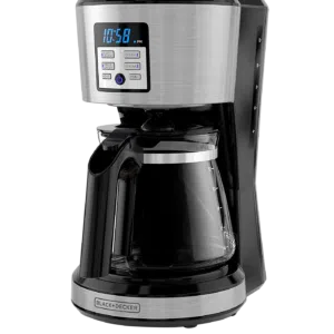 Black + Decker cafetera 12 tazas inox digital CM1331S-LA