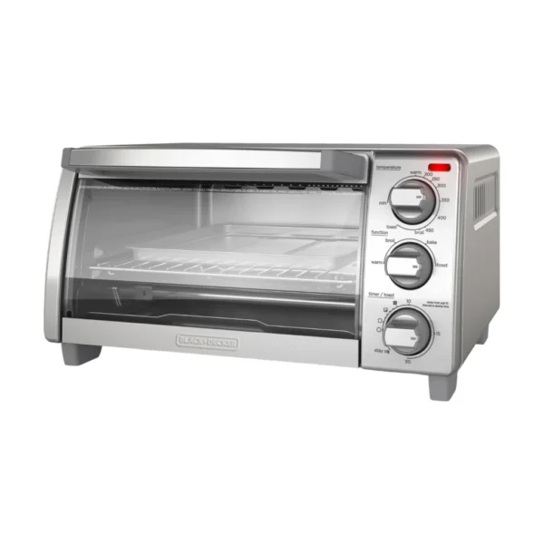 Black+Decker horno tostador 4 funciones hornear, asar, tostar y calor TO1745SSG-LA