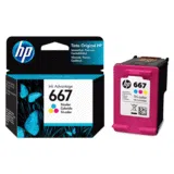 HP cartucho HP 667 tricolor 3YM78Al