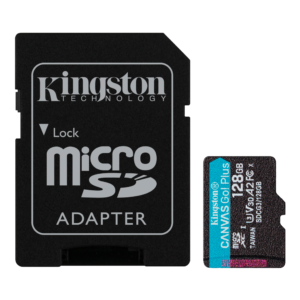 Kingston tarjeta de memoria micro sd canvas go plus- SDCG3/128GB