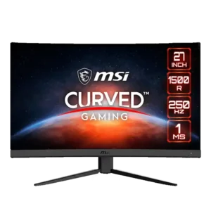 Monitor 27" Msi G27C4X 1920 X 1080 250Hz 1Ms Fhd Led Curvo Black 9S6-3Ca91T-090