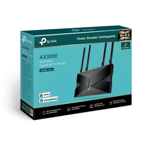 Tp-Link Router Mercusys Wifi 6 Ax3000 Mr80X - Image 2