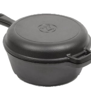 Westinghouse Cacerola 3Qt Con Tapa Sarten 26Cm Hierro Fundido Wcci0012Bk