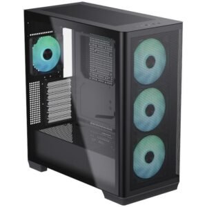 Case Gaming Aerocool Apnx C1 Black C1-Bk-V1 Apcm-Cr01043.11 Argb Fans * 4