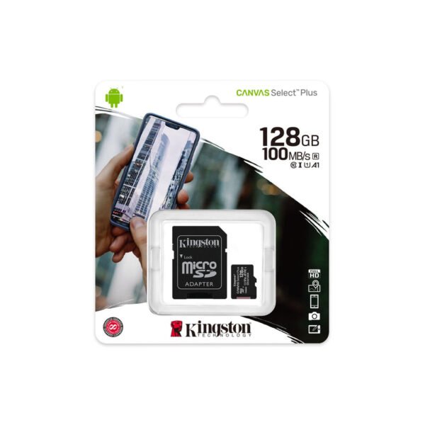 Kingston Microsd 128Gb Canvas Select Pl