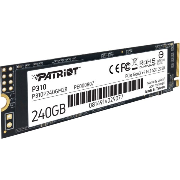 Patriot Ssd P310 240Gb M.2 Pci-E