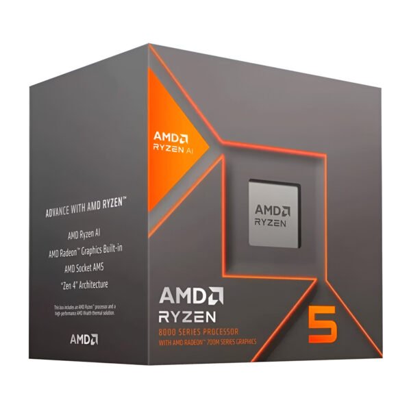 PROCESADOR AMD RYZEN 5 8600G 8VA GEN  4.3 GHZAM5 100-100001237BOX