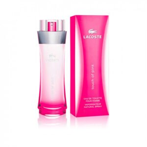 lacoste touch of pink edt 90ml lady