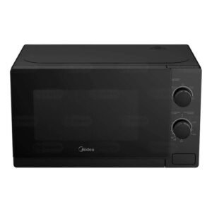 Midea microondas 0,7 pc puerta negra gabinete negro MMDP07S2BM