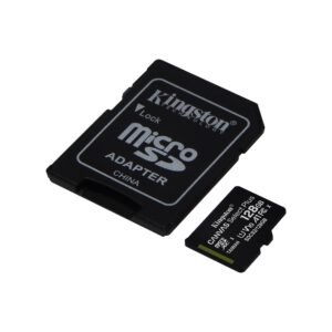 Kingston tarjeta de memoria Micro SD c/adaptador (clase 10) SDCD2/128GB Canvas