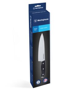 Westinghouse cuchillo de chef  8""/20cm espiga completa mango suave con remaches triples - WCKTSC15210"