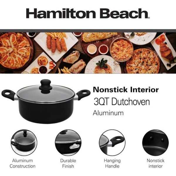 Hamilton Beach Dutch Oven Antiadherente 2.8L | 3Qt 3.0Mm Haa110 - Image 4