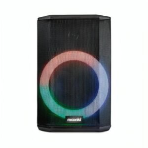 Parlante Bluetooth Moonki Malibu Sound Potencia Pmpo 500W Luces Led Portable Negro/Rosa Ms-R105Blt-Pnk