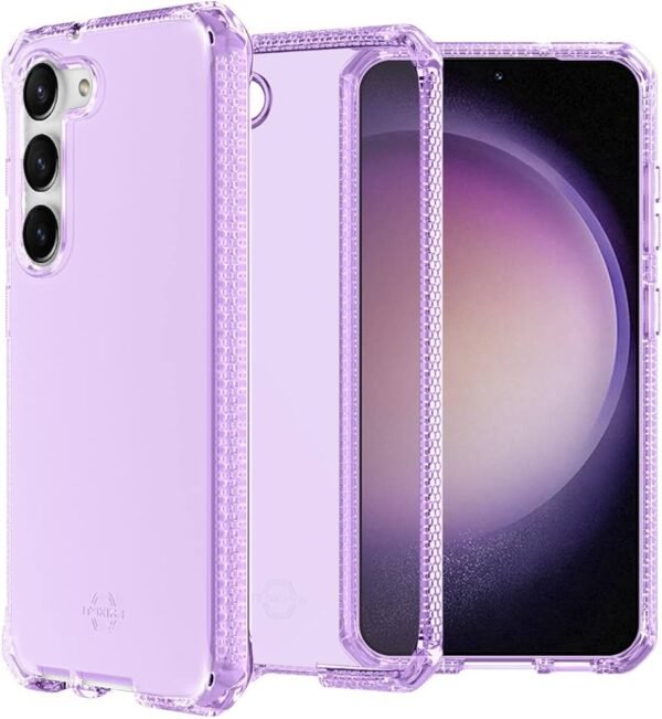 Estuche para Samsung ITSKINS CASE FOR SAMSUNG A14 SPECTRUM R//CLEAR LIGHT PURPLE