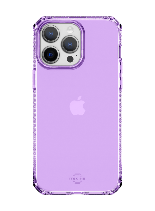 Estuche para iPhone  Itskins Case For Apple Iphone 14 Pro Max (6.7") Spectrum R // Clear, Light Purple