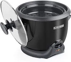 Black + Decker olla arrocera 20 tz cocidas negra RC620B