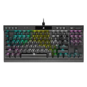 TECLADO GAMING RGB CORSAIR K70 TKL MECANICO ALAMBRICO CH-9119014-NA