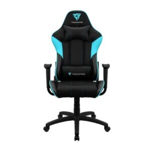 SILLA AEROCOOL THUNDERX3 EC3-BLACK-CYAN(STEEL BASE) TEGC-2027101.C7