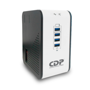 CDP regulador con 4 puertos usb /8 salidas /1000va r2cu-AVR1008