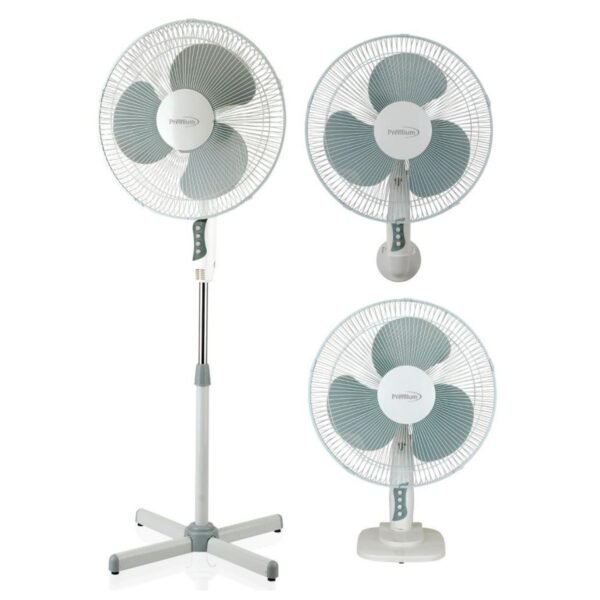 Ventilador Pie-Mesa-Pared 16" 3 Velocidades PREMIUM PFS169